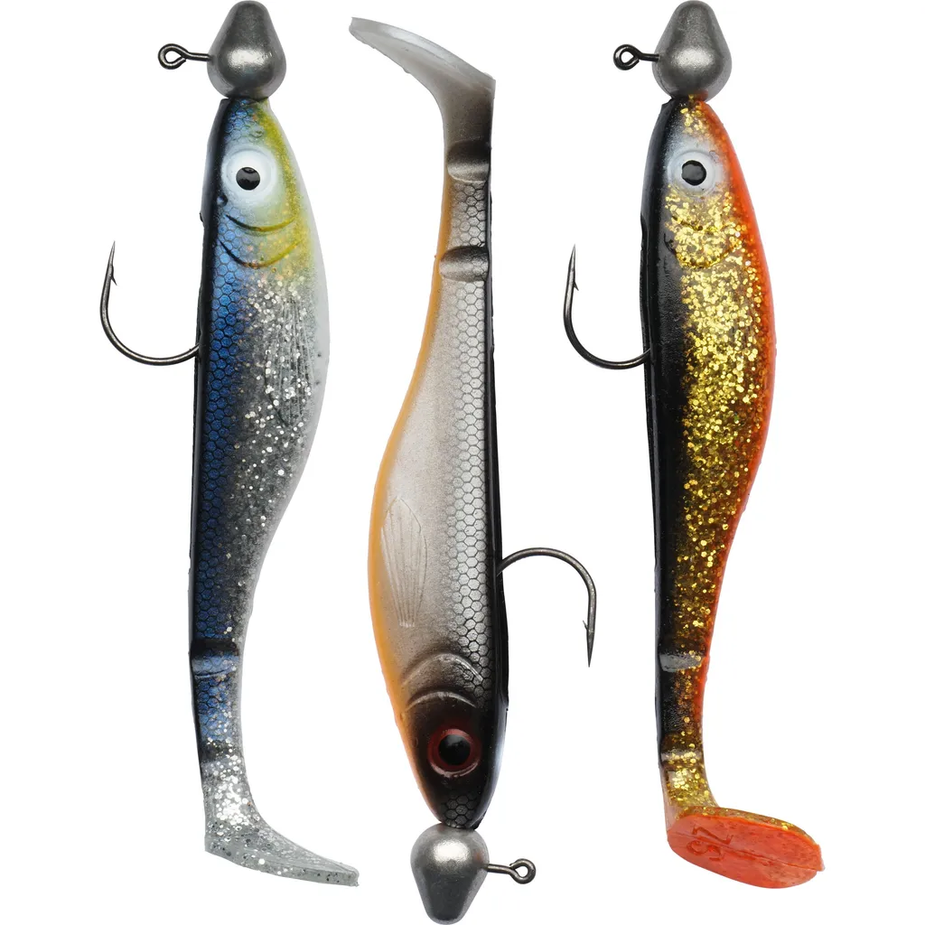 Abu Garcia McPrey 10gr Rigged 3-Pack Swimbait 12cm Clear Waters