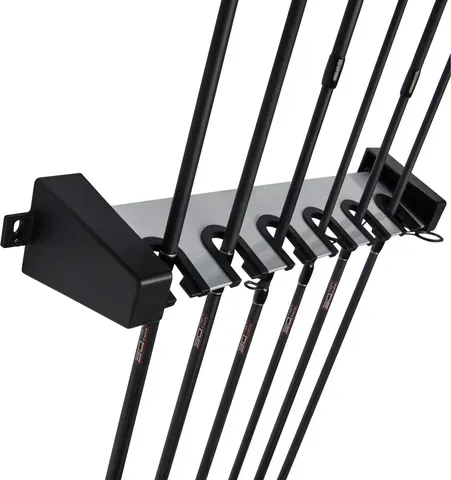 Abu Garcia Horizontal 6 Rod Rack 6 Compartments Aluminium