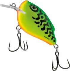 Salmo Squarebill Crankbait 5cm Floating Green Tiger