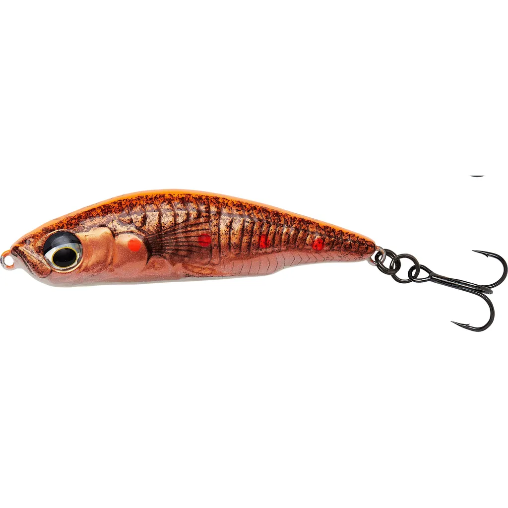 Savage Gear 3D Sticklebait Pencil Meerforellenköder 7.5cm 13g Fluorescent Orange Copper
