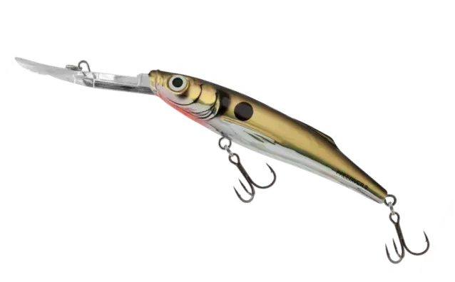 Salmo Freediver Super Deep Runner 7cm 12.2m 8g Gold Black Back