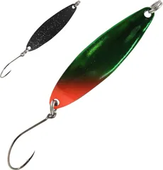 FTM Spoon Heavy 6.5g Green Plated / Orange / Black With Dots
