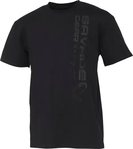 Savage Gear Vertical Logo Tee M Black