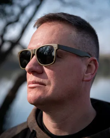 Fox Avius Polarized Glasses Khaki Green