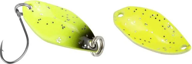 FTM Spoon Fly 1.2g Yellow/Black Glitter