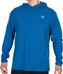 Fox Rage Blue Hooded T L