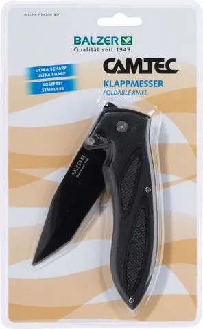 Balzer Camtec Klappmesser III 10cm 22cm Combination Edge Stainless Steel