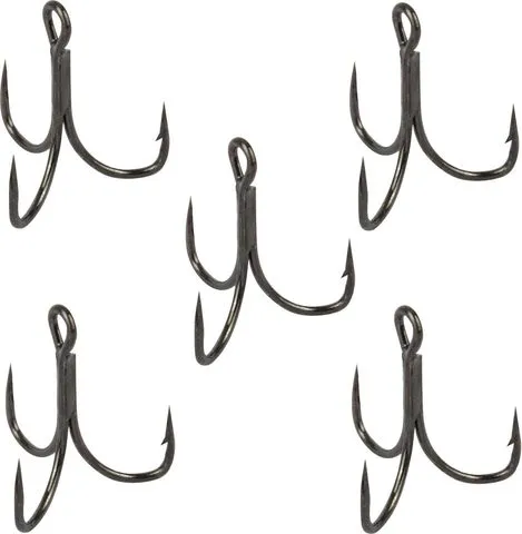 Fox Rage Predator X-Strong PowerPoint Semi-Barbed Trebles 4 8pcs