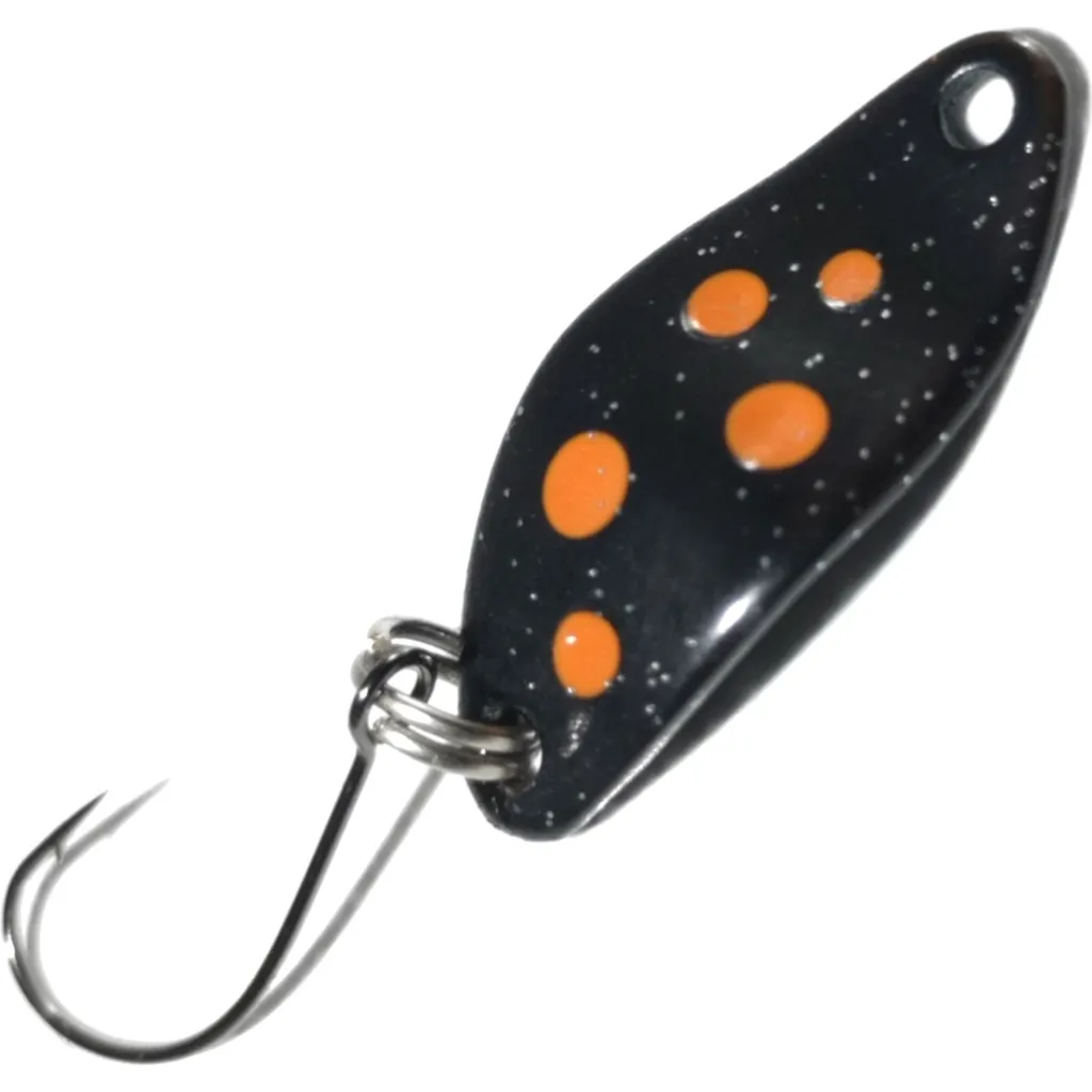 Troutwerk Spoon 1.5g 2.3cm Schwarz Orange Punkte