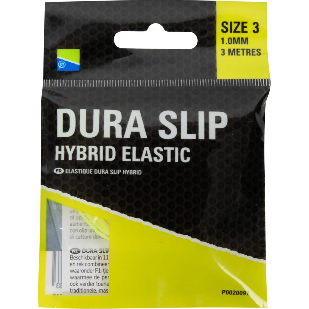 Preston Dura Slip Hybrid Elastic Montagezubehör #3 300cm Yellow