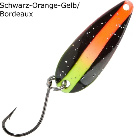 Balzer Spoon Swindler 2.3g Schwarz-Orange-Gelb/Bordeaux
