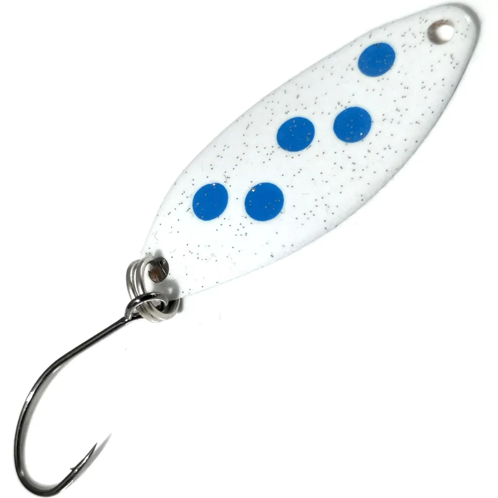 Troutwerk Spoon Blinker 70301 3.3cm 2.5g Weiß Blau