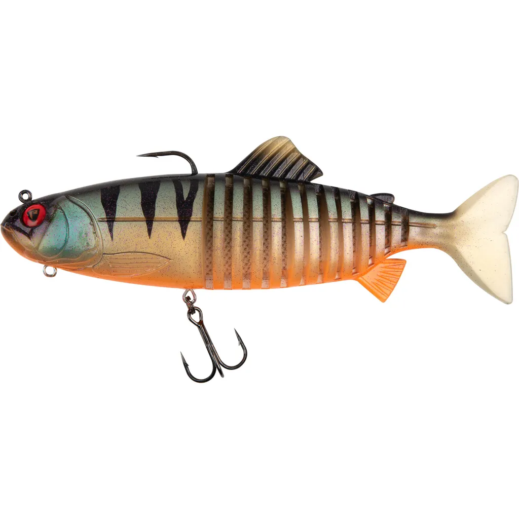 Fox Rage Jointed Replicant Swimbaits 27cm 244g Orange Belly Perch UV