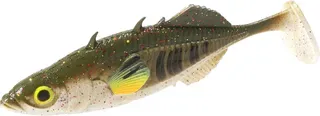 Mikado Real Fish Stickleback - 5cm, 1.6g, Green Pumpkin, 5pc