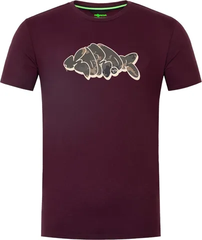 Korda Outline Tee S Burgundy