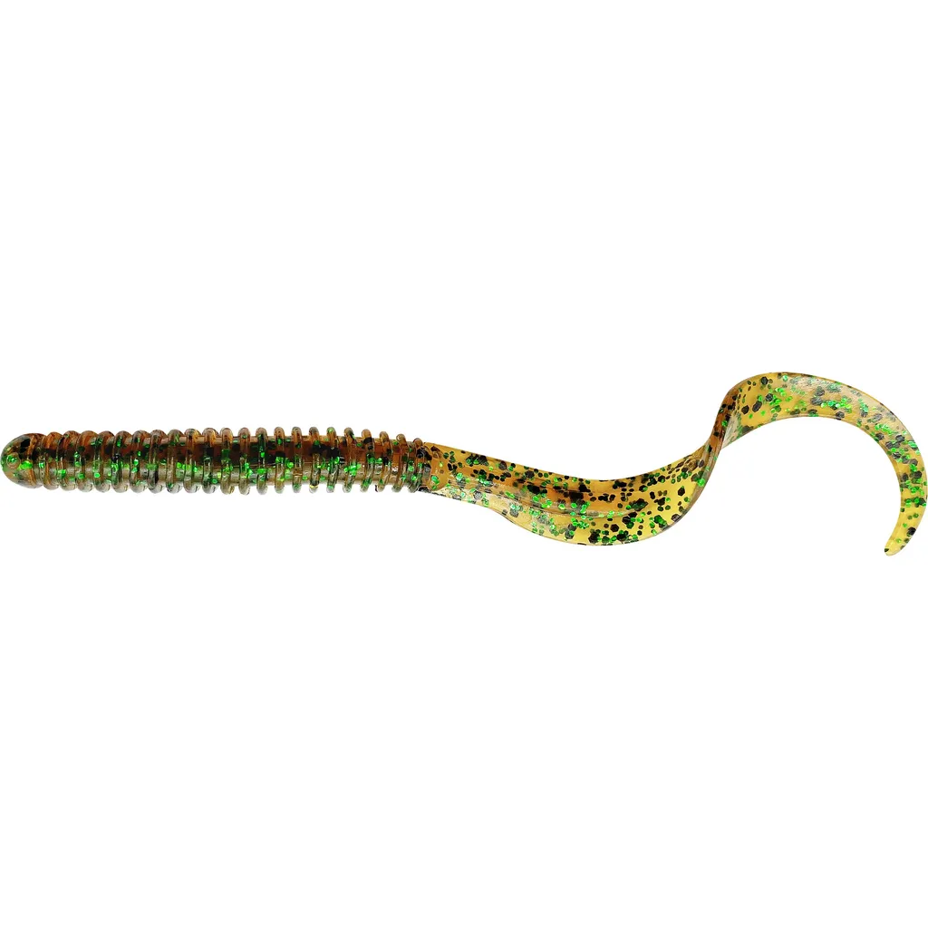 Savage Gear Rib Worm Gummiköder 10.5cm 5g Green Pumpkin