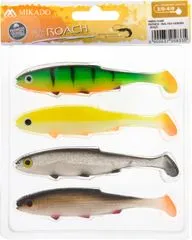 Mikado LURE - REAL FISH ROACH Softbaits 10cm 4pcs MIX