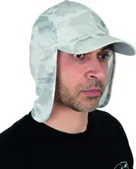 Fox Rage UV Sun Cap Light Camo Neck Flap Cap Polyester