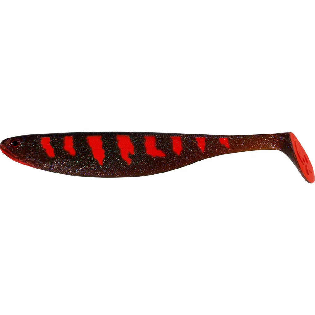 Westin ShadTeez Slim V2 Gummifisch 22cm 53g Motoroil Blood