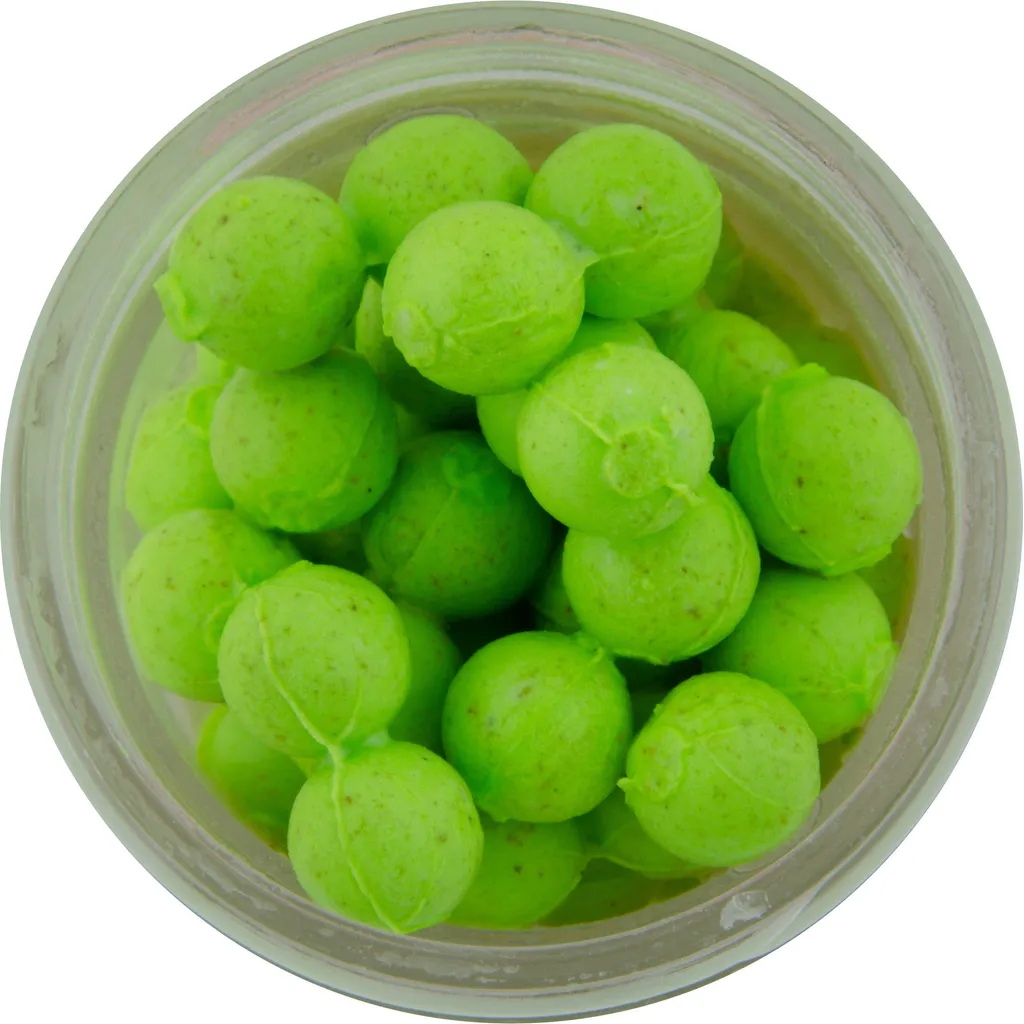 Berkley Gulp! Floating Salmon Eggs Softbaits CHART 69 Chartreuse