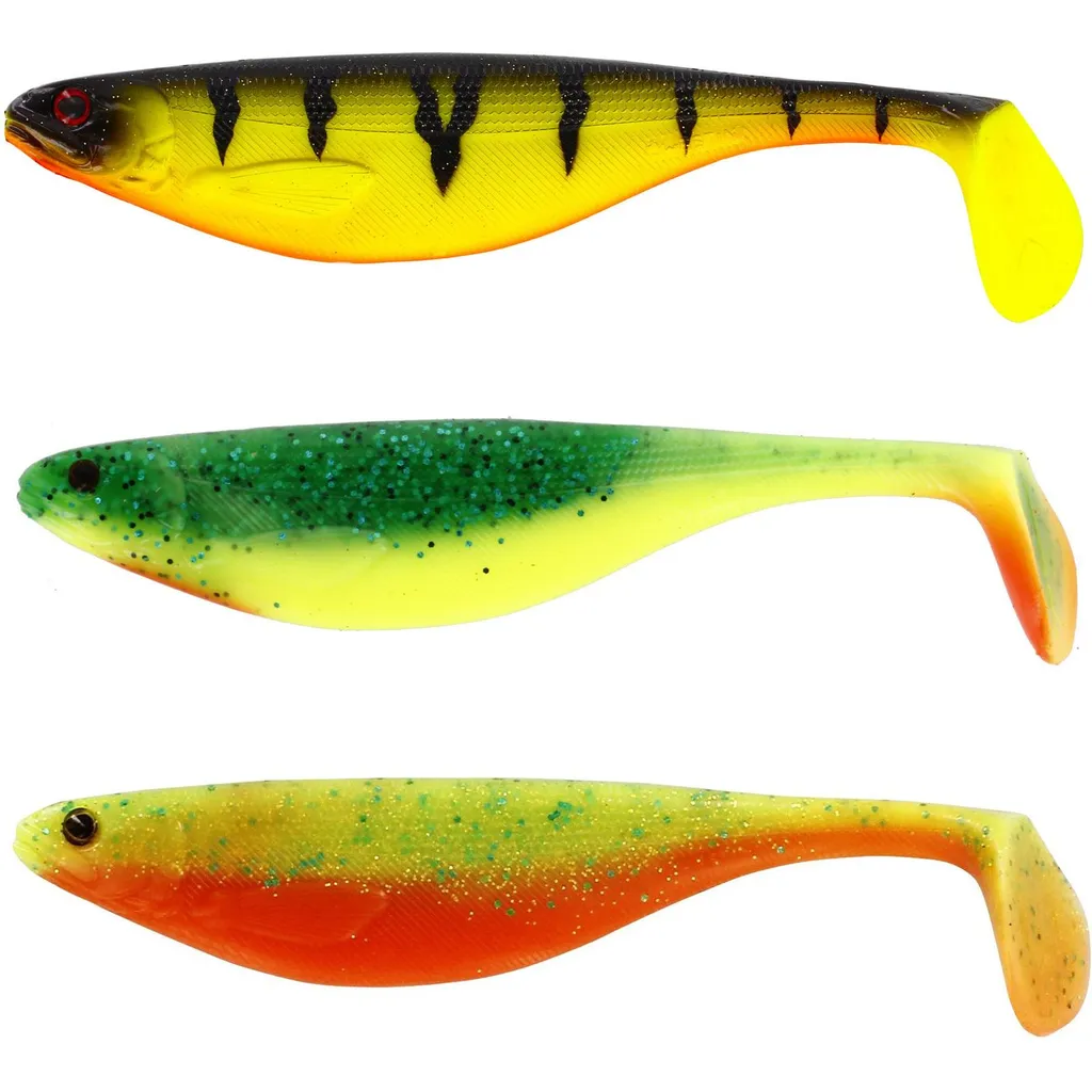 Westin ShadTeez Gummifisch 9cm 7g 3pc Dark Water Mix