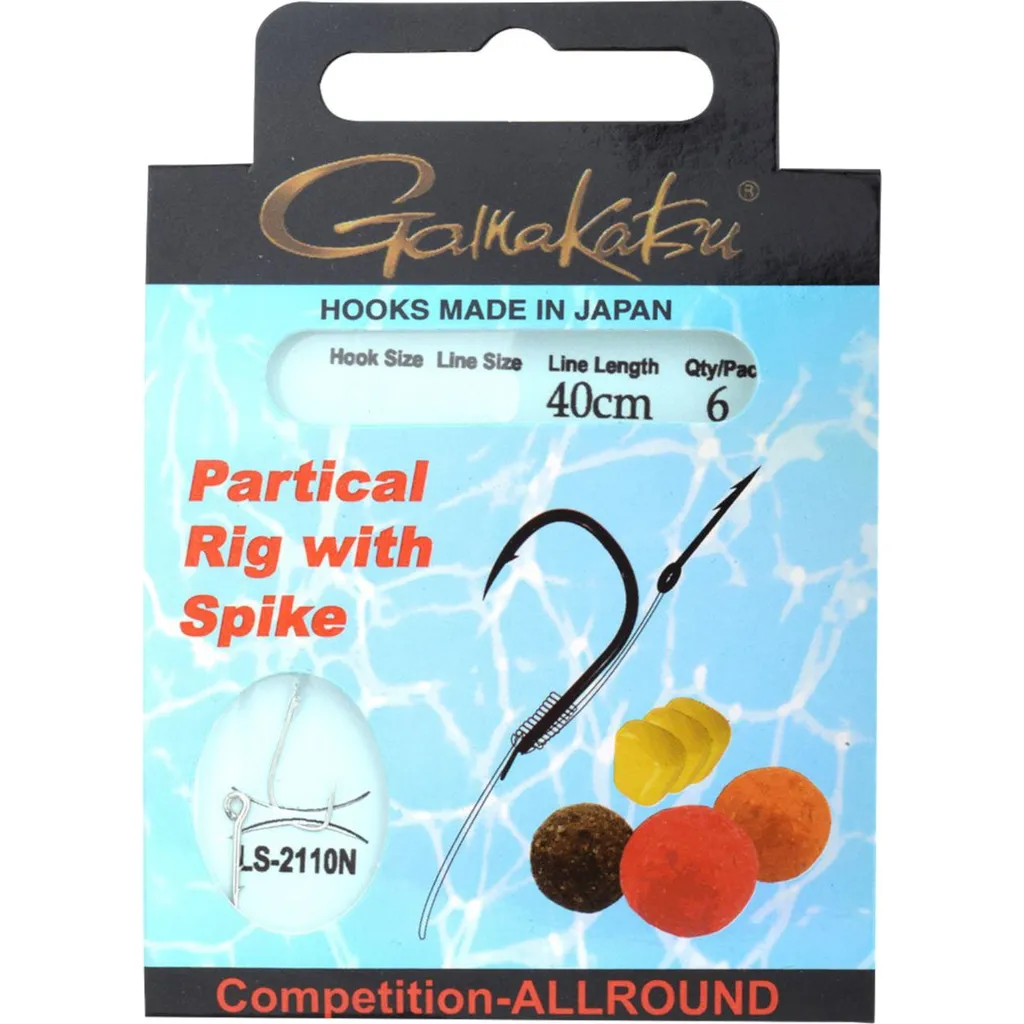 Gamakatsu Partical Rig Spike Gebundene Vorfächer #12 0.18mm