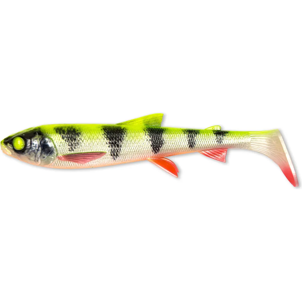 Savage Gear 3D Whitefish Shad Gummifisch 23cm 94g Lemon Tiger 1 Stk