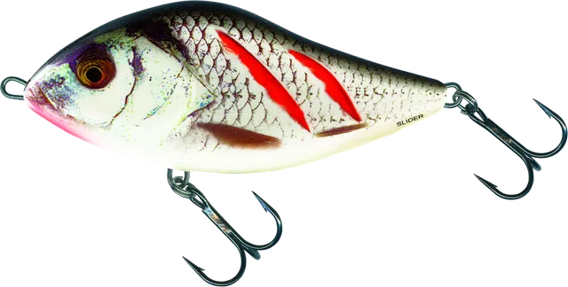 Salmo Slider Sinking Jerkbait 7cm 0.5–1m 21g Wounded Real Grey Shiner