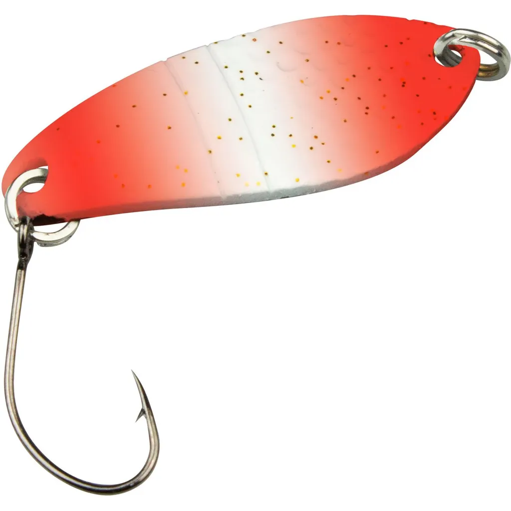 FTM Spoon Dragon Blinker 2.5g 3.2cm Neon Orange Glow Schwarz Glitter Glow