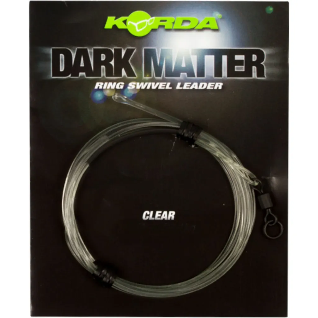 Korda Dark Matter Leader #8 100cm 13.6kg Klar