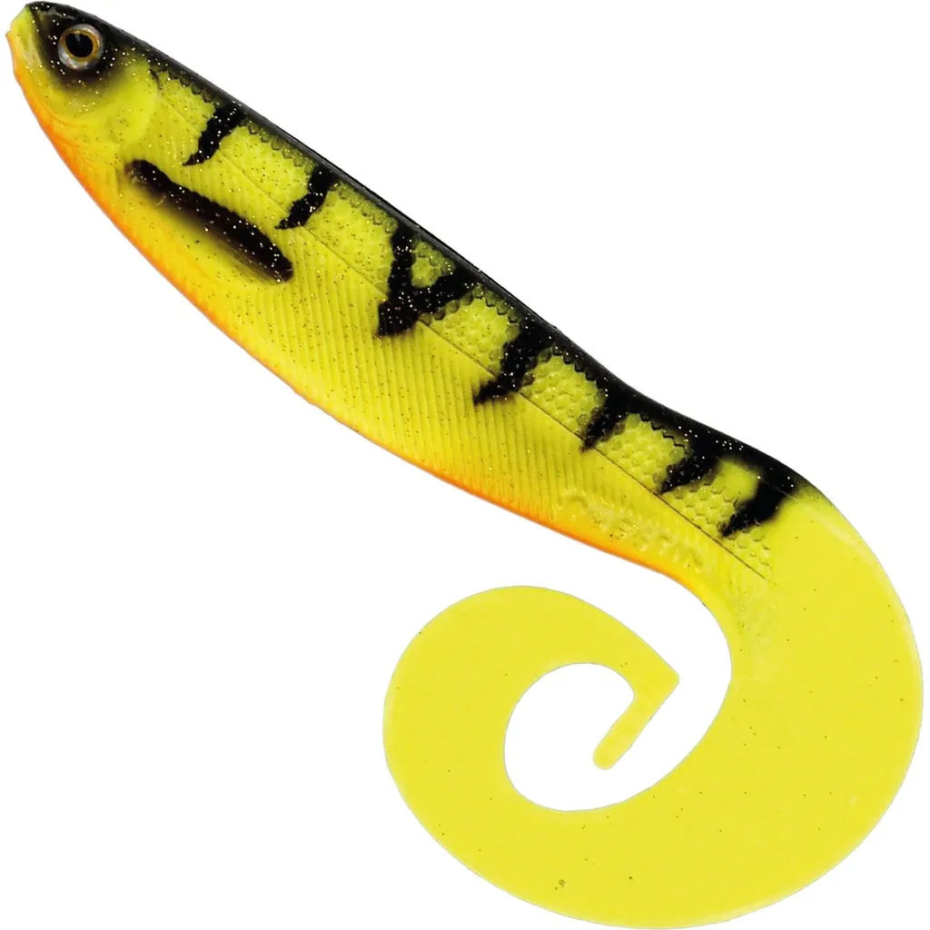 Westin Curlteez Gummifisch 7cm 3.5g Fire Perch
