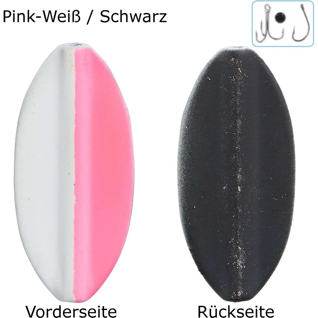 Balzer Pro Staff Series Spoon Inliner 1.9g Pink-Weiß/Schwarz