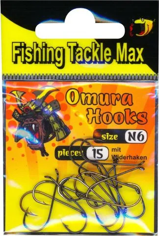 FTM Omura Hooks Nymph 15pcs Eyed