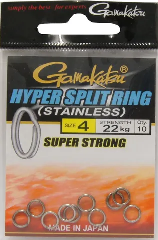 Gamakatsu Hyper Split Ring #4 4.9mm 22kg
