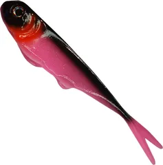 KSM River Fighters FatKamp Gummiköder 20cm Bubblegum/Black