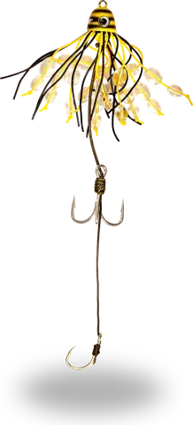 Black Cat Battle Teaser #3/0 #6/0 80g 100kg Yellow/Black