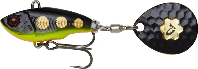 Savage Gear Fat Tail Spin 8cm 24g Black Magic