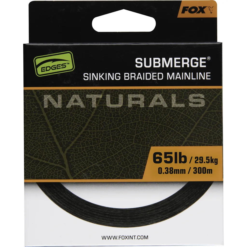 Fox Submerge Naturals Sinking Braid 0.25mm 20.4kg 300m