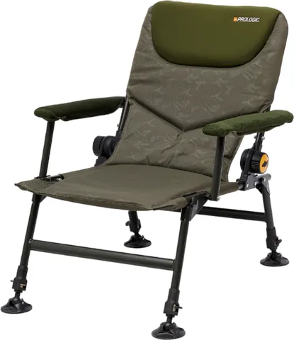 Prologic Inspire Lite-Pro Klappstuhl mit Armlehnen 6.3kg 47cm 100% Polyester
