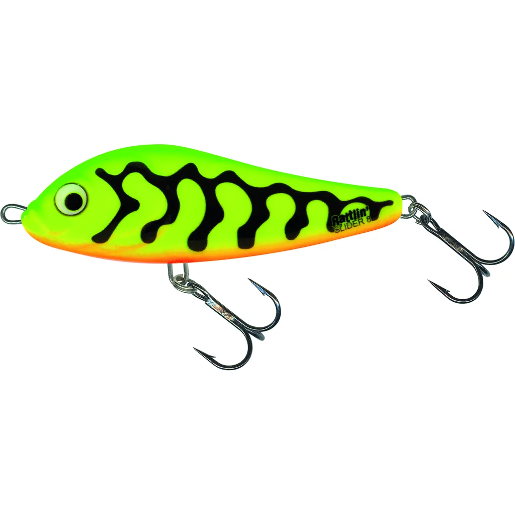Salmo Rattlin Slider Jerkbait 11cm 45g Sinking Green Tiger