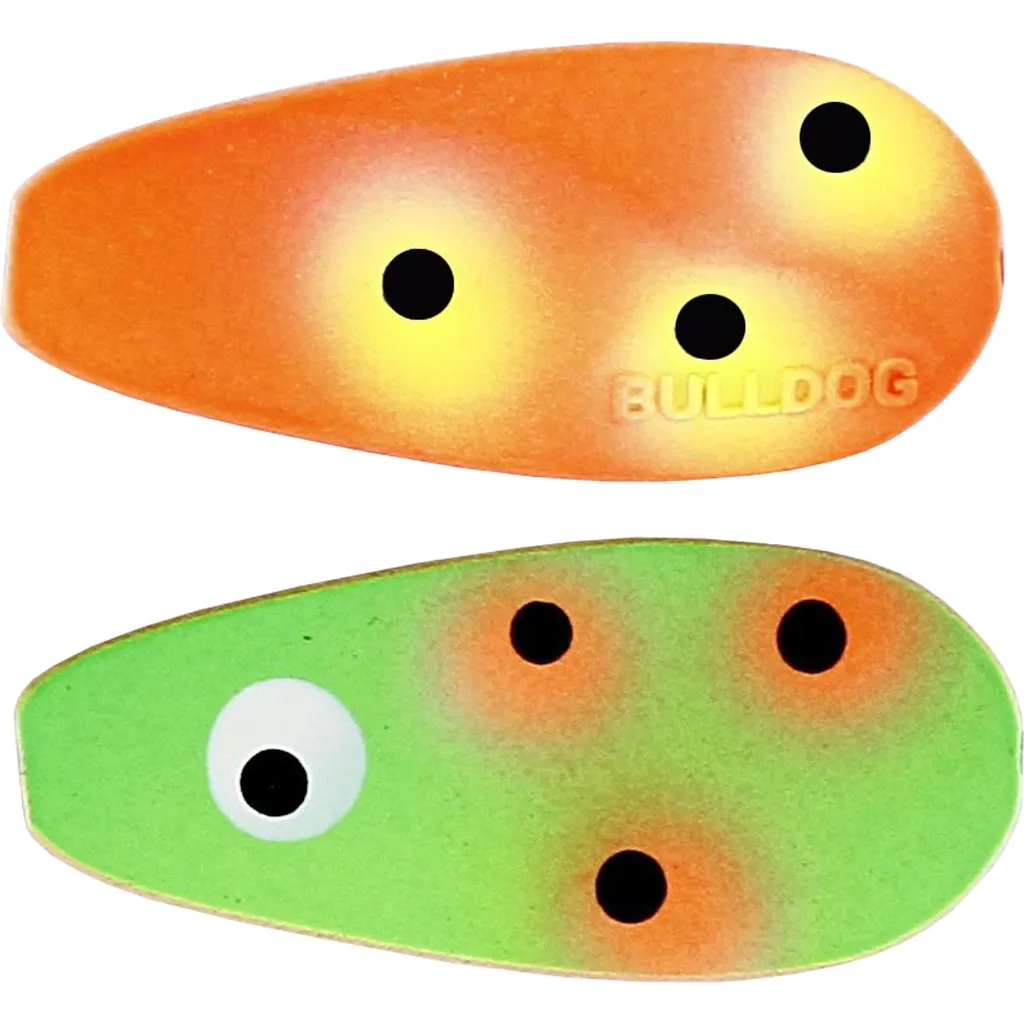 Westin Bulldog Inline Blinker 2.7cm Green/Orange Clown