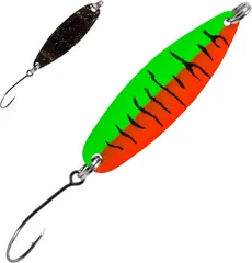 FTM Spoon Hammer 4cm 1.7g Rot - Grün - Schwarze Streifen / Schwarz
