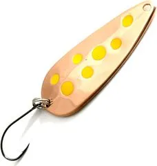 Troutwerk Spoon 4cm 5g Copper/Yellow Dots Single Hook