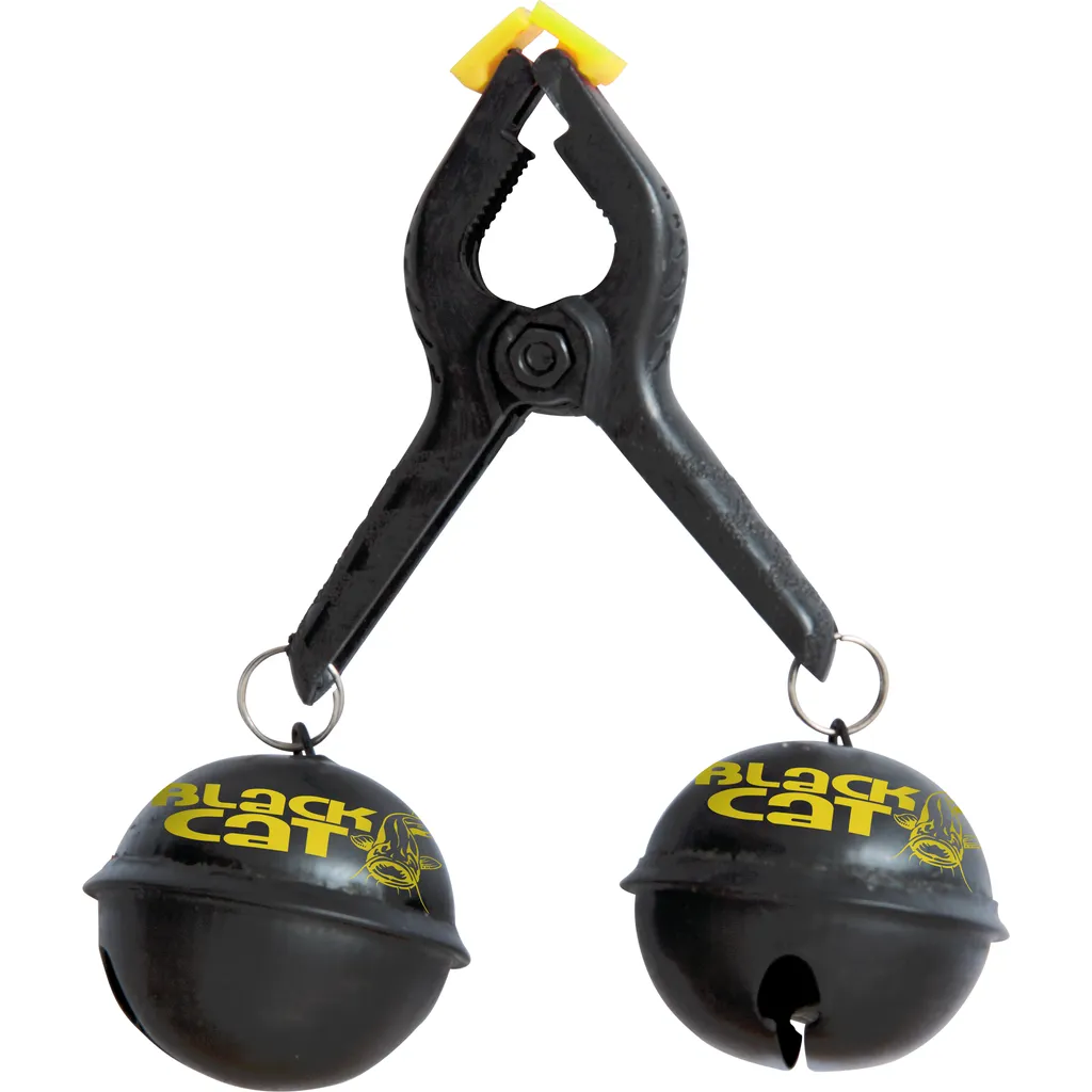 Black Cat Big Bells Bissanzeiger Black/Yellow