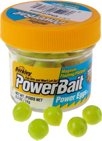 Berkley PowerBait Power Eggs Floating Magnum 0.5g 14cm 69pc Chartreuse