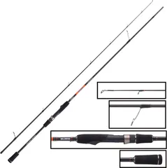 Balzer Shirasu Mini Crank & Shad Spinning Rod 1.96m 6–21g 2pc