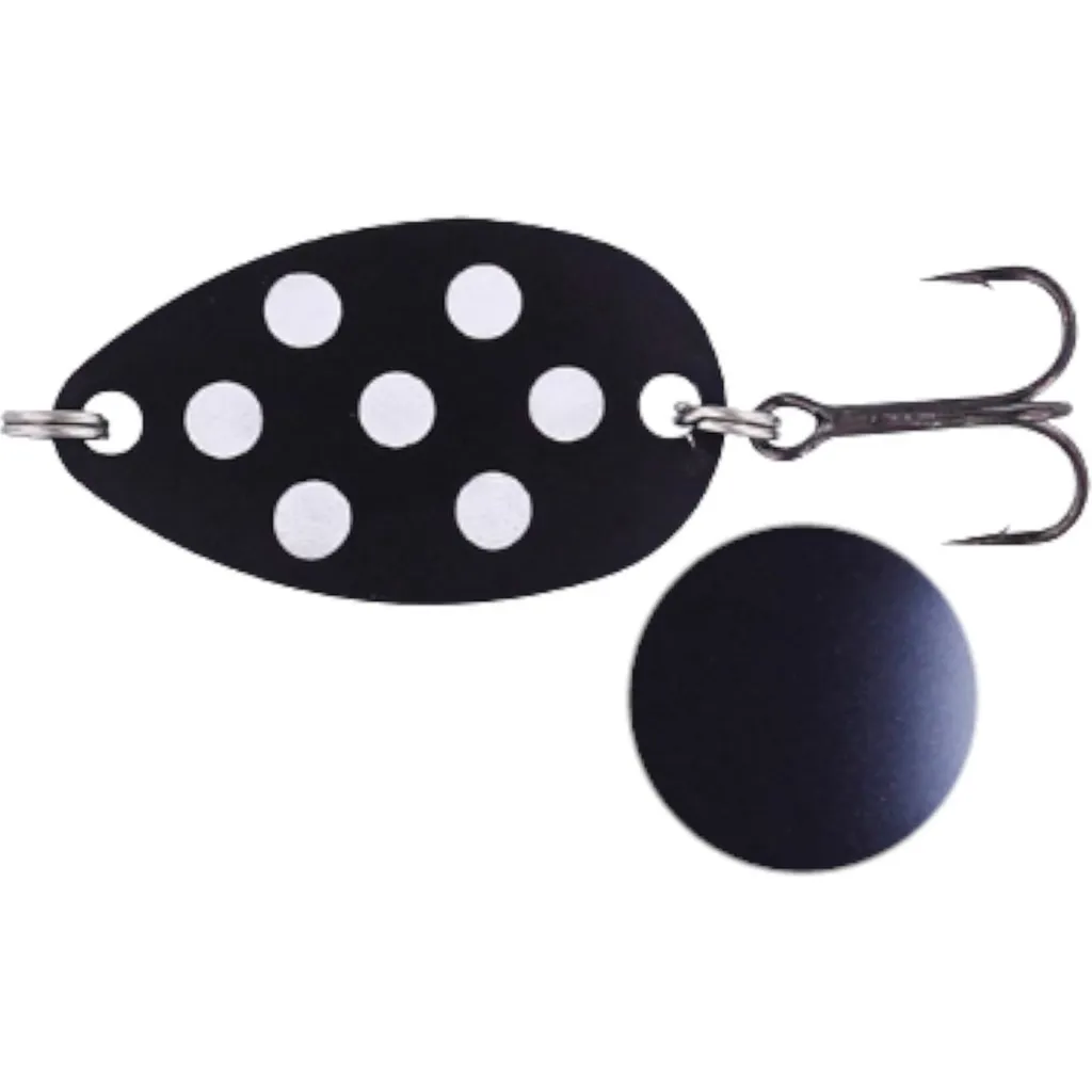 Westin Fidusen Blinker 3,2cm 2,8g Black White Glow Dots