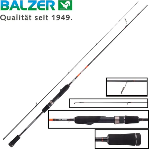 Balzer Shirasu Micro Jig Spinnrute 1.92m 0.5–6g 2pc