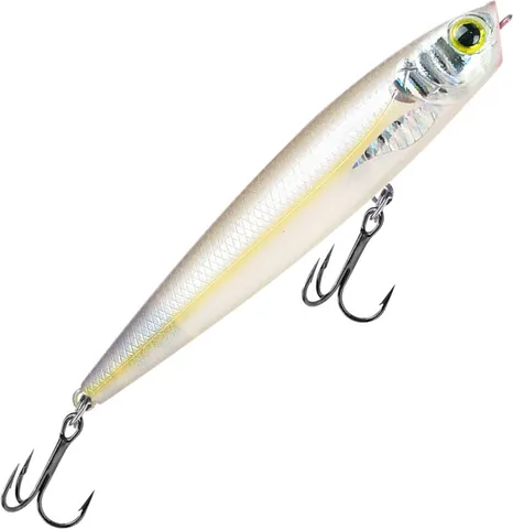 Lucky Craft Gunfish 95NF Oberflächenköder 9.5cm 12g Silver Cheek Chartreuse Shad