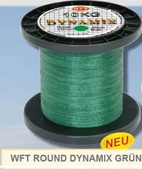 WFT Round Dynamix Braided Line 0.16mm 14kg Green